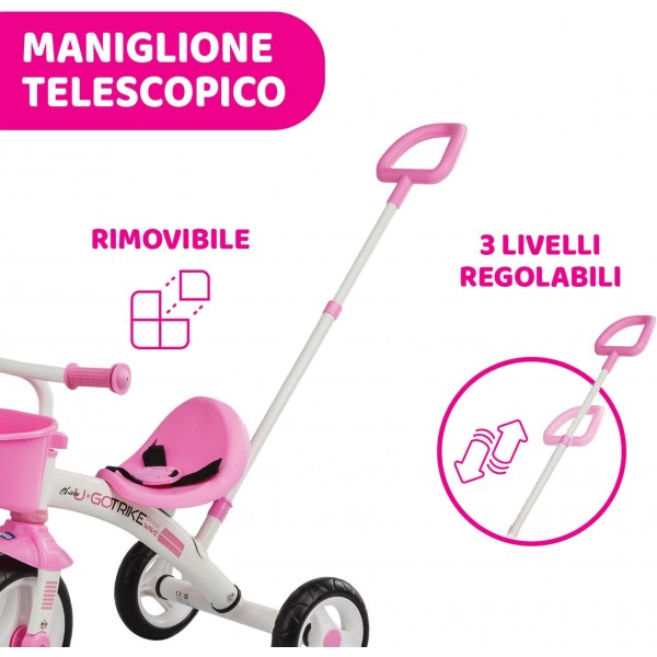 Triciclo U-GO Chicco Rosa