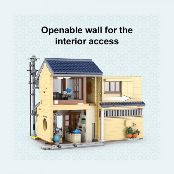 CaDa Japanese Tea House -Blocchi da costruzione 1200 pezzi