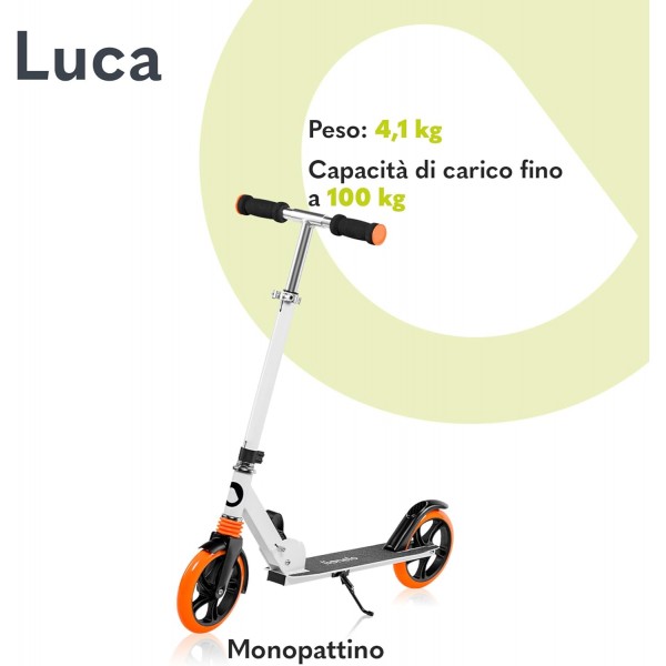 Lionelo Monopattino Luca Orange White