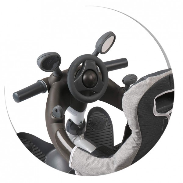 Triciclo Smoby Baby Driver Comfort Grigio
