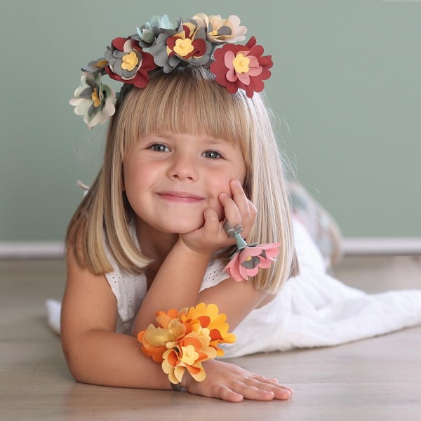 Smoby Crea - Set di gioielli a forma di fiore