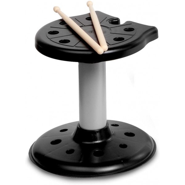 Batteria Metallizzata Bontempi 4 Elementi con Sgabello e Bacchette