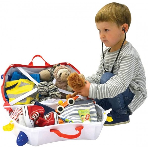 Valigia Cavalcabile Trunki Abbie Ambulance White