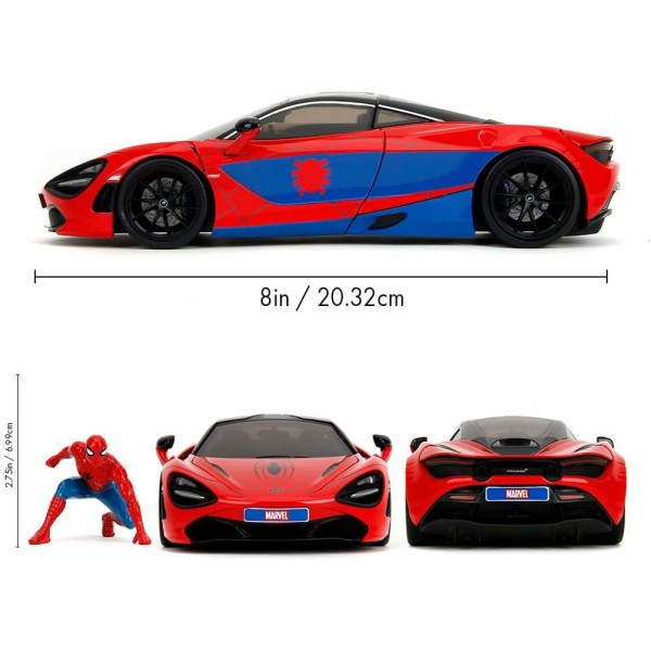 Simba Marvel Auto McLaren 720S scala 1:24