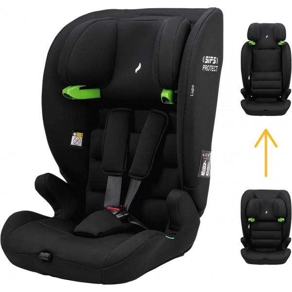 Osann Lupo seggiolino auto i-Size da 76 a 150 cm senza Isofix Black