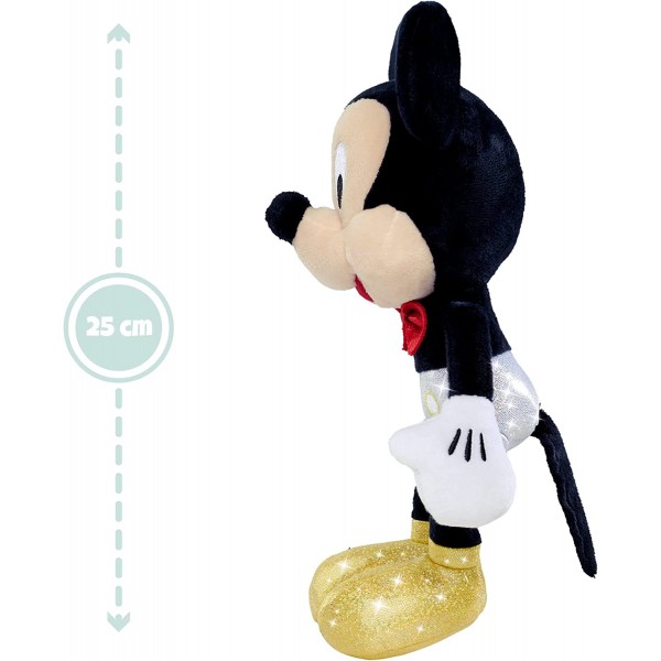 Peluche Disney Topolino Sparkly 25 cm