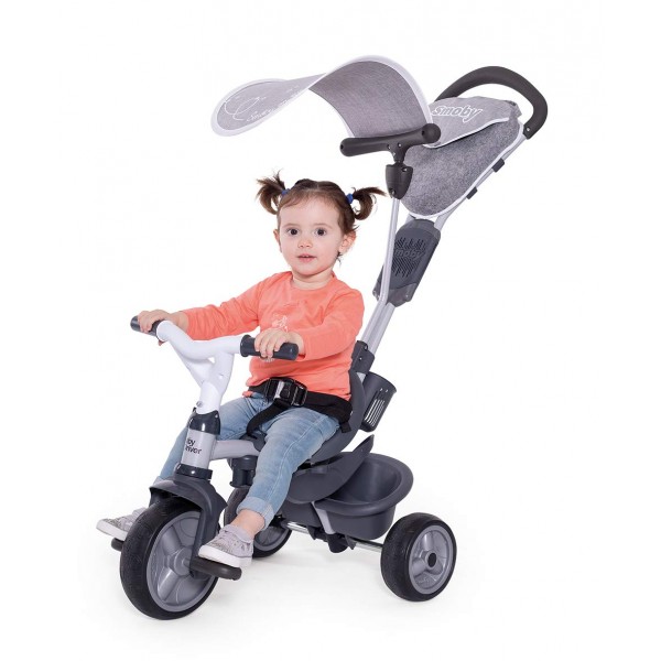 Triciclo Smoby Baby Driver Comfort Grigio