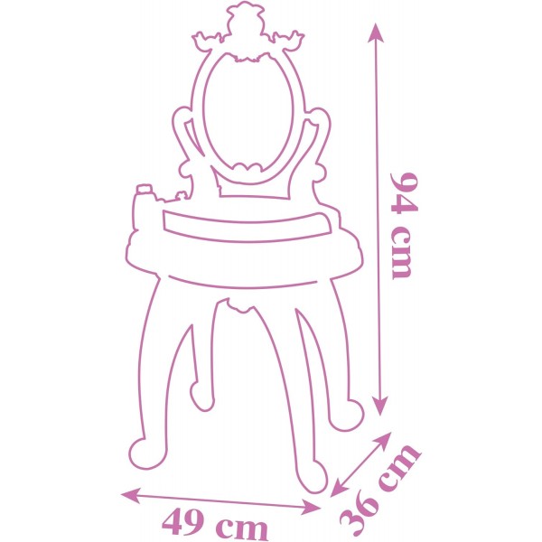 Specchiera Smoby Disney Princess 2 In 1