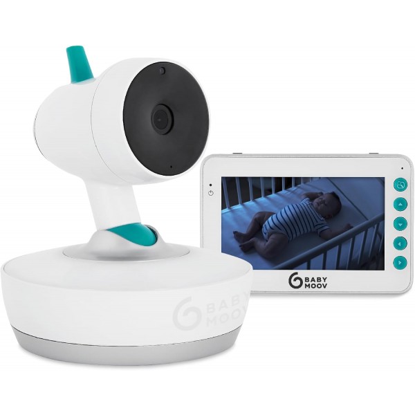 Babymoov Yoo Moov Baby Monitor Video Motorizzato 360°
