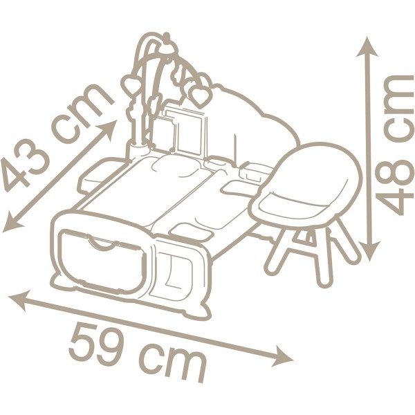Set Smoby Baby Nurse Cocoon Nursery