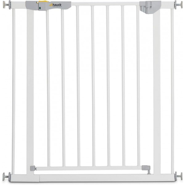 Cancelletto di Sicurezza Hauck Autoclose N Stop 2 in Metallo Bianco da 75 a 80 cm