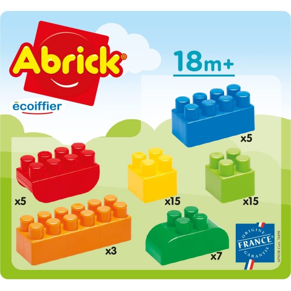 Costruzioni Ecoiffier Abrick Cane Bauletto 50 pezzi