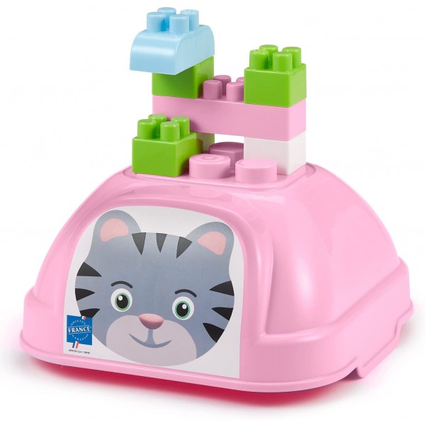 Costruzioni Ecoiffier Abrick Gatto Bauletto 50 pezzi