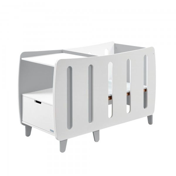 Lettino Trasformabile Micuna Harmony Galaxy Bianco Grigio