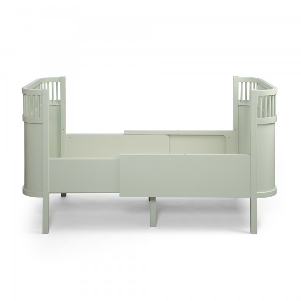 The Sebra Bed Baby & Jr. &ndash; culla trasformabile in letto junior Mist Green
