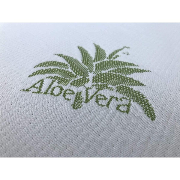 Kiby Materasso per Lettino in Aloe Vera OEKO TEX CLASSE 1 (160 x 70 x 12)