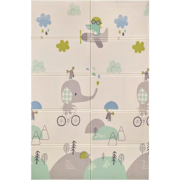 Box Recinto Innovaciones MS Parco Giochi XL + Tappeto da Gioco 180 x 120 cm Elefante