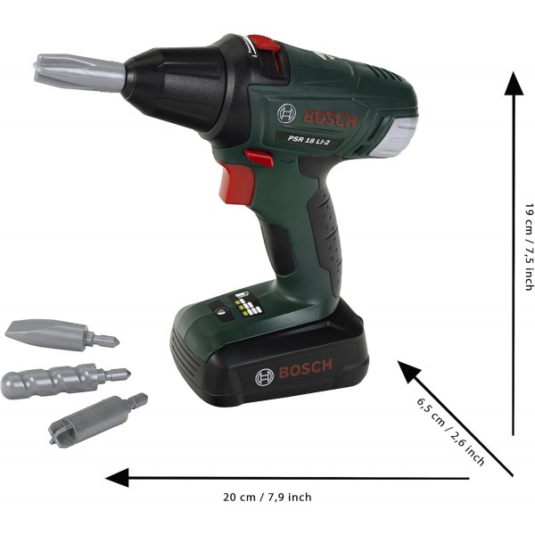 Theo Klein Bosch Trapano/Cacciavite a batterie + 3anni