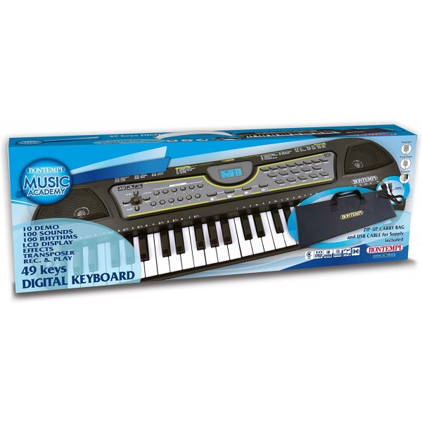 Tastiera Elettronica Bontempi 49 Tasti con Cavo USB