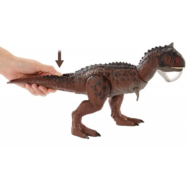 Dinosauro Mattel Jurassic World Controlla e Distruggi Carnotaurus Toro