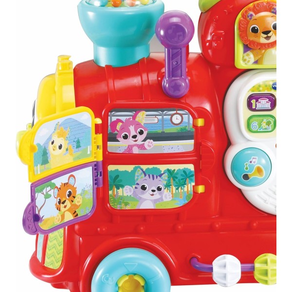 VTech Edo Maxi Treno Cavalcabile e Giocattolo Multiattività 7 in 1-Lingua Italiana,12-36 Mesi 