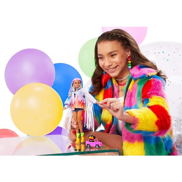 Bambola Barbie Extra N.5 con 15 Accessori