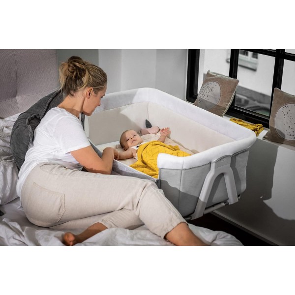Culla Co-Sleeping Hauck Face To Me 2 Melange Grey