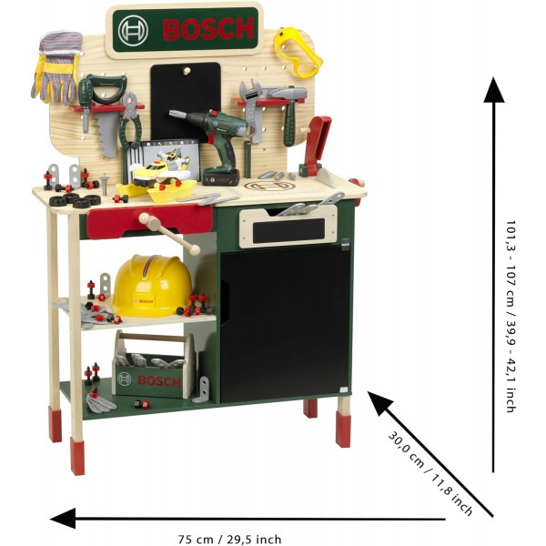 Theo Klein Bosch Banco da Lavoro in Legno