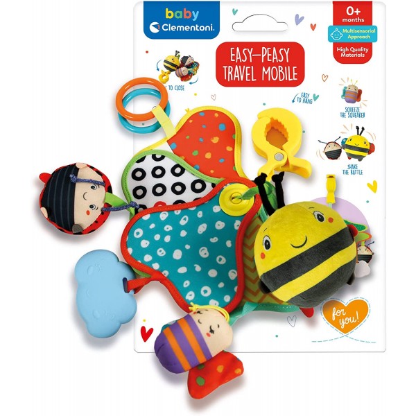 Gioco da Passeggino Clementoni Easy-Peasy Travel Mobile