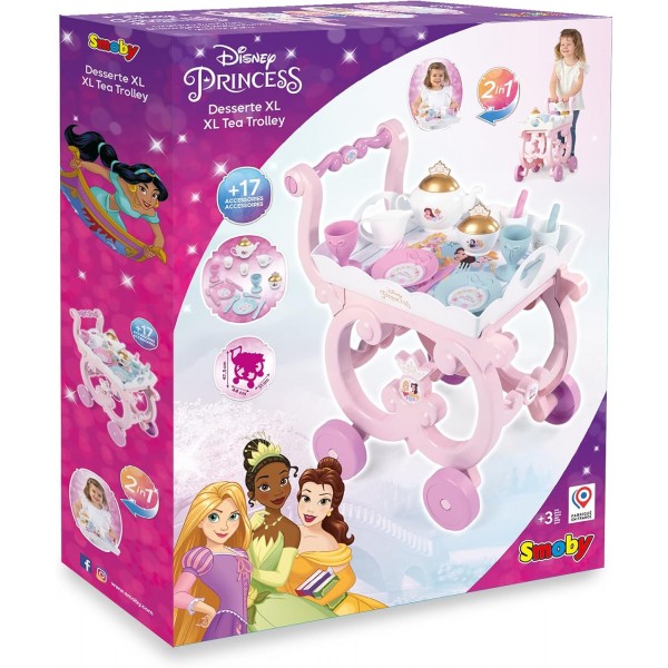 Smoby - Disney Princess carrello del tè +3 anni