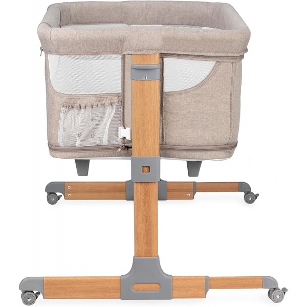 Culla Co-Sleeping MoMi Smart Bed Beige
