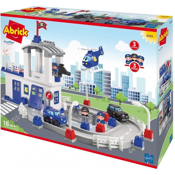 Costruzioni Ecoiffier Abrick Centrale di Polizia con Pista