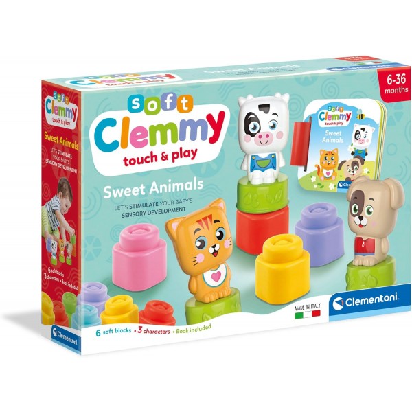 Mattoncini Morbidi Clementoni Soft Clemmy Sweet Animal Farm