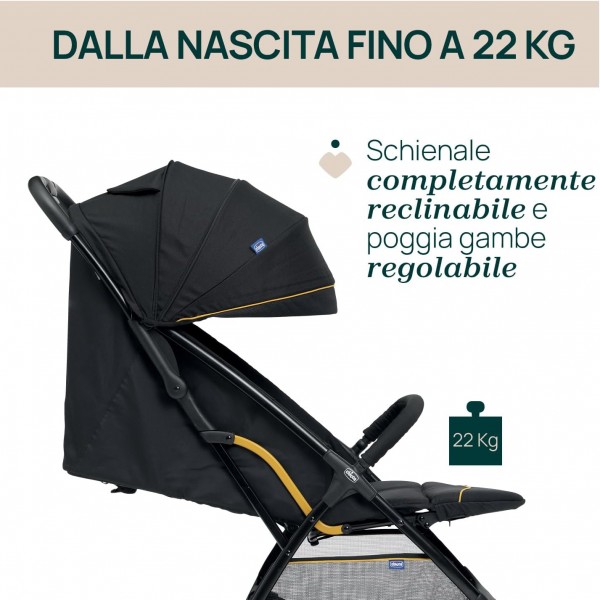 Passeggino Chicco Glee Grey Melange