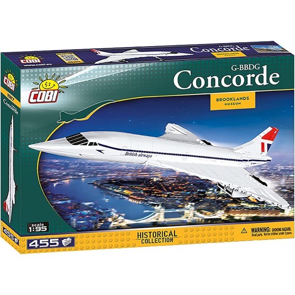 Costruzioni Cobi Modellino Aereo Concorde Brooklands Museum
