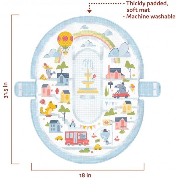 Yookidoo Urban Gymotion Lay to Sit-Up Play Palestra 3 in 1