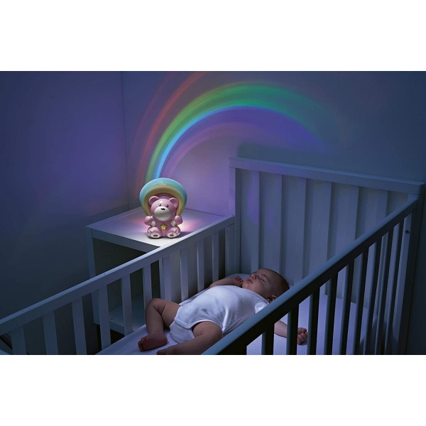Proiettore Musicale Chicco Orsetto Arcobaleno Rosa
