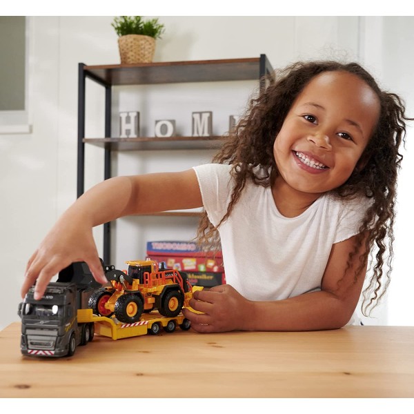 Camion con Rimorchio Ruspa Majorette Volvo Truck + Wheel Loader