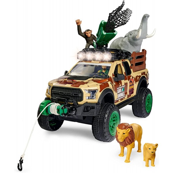 Set Macchinina Dickie Toys by Simba Ford Wild Park Ranger