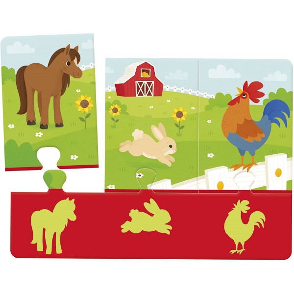 Gioco da Tavolo Educativo Clementoni Sapientino Baby Montessori Animali e Sagome