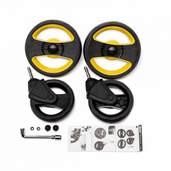 Set Ruote di Ricambio per Passeggino Seggiolino Auto Doona+