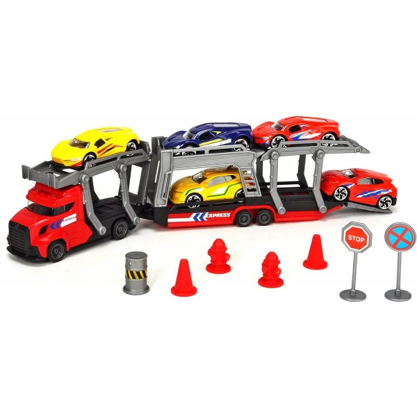Autotrasportatore Dickie Toys by Simba Transporter Set Rosso