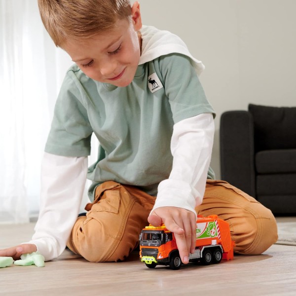 Camion Ecologico Majorette Volvo Truck Garbage Collector