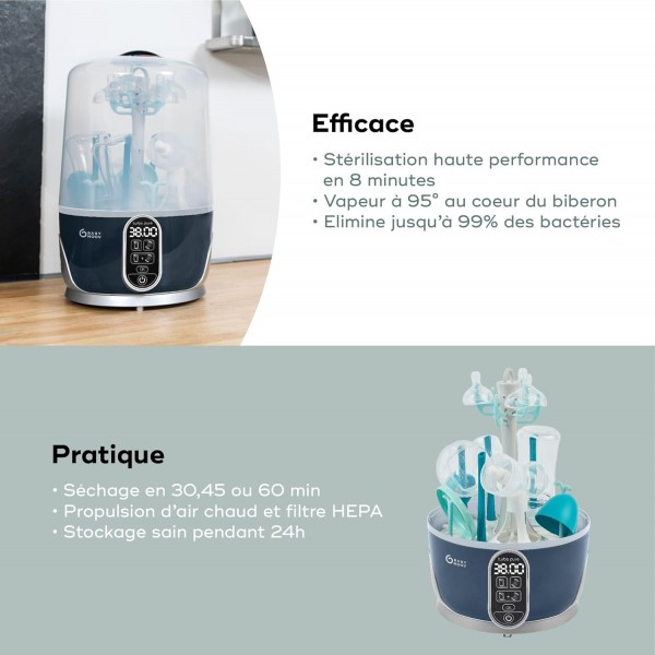 Babymoov Sterilizzatore/ Scola-biberon Turbo Pure 
