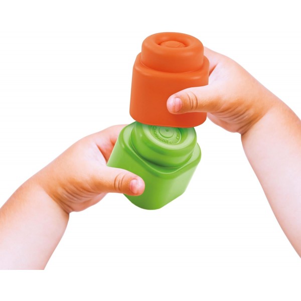 Mattoncini Morbidi Clementoni Soft Clemmy Sensory Puppy Orange