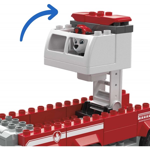 Costruzioni Mega Paw Patrol Camion dei Pompieri di Marshall