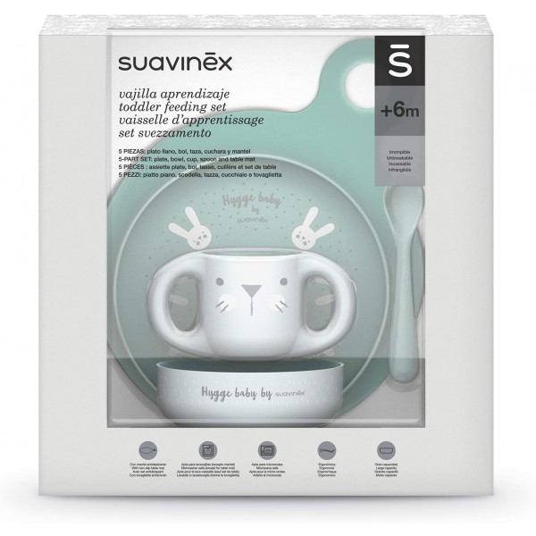 Set Pappa per Svezzamento Suavinex Hygge +6M Verde