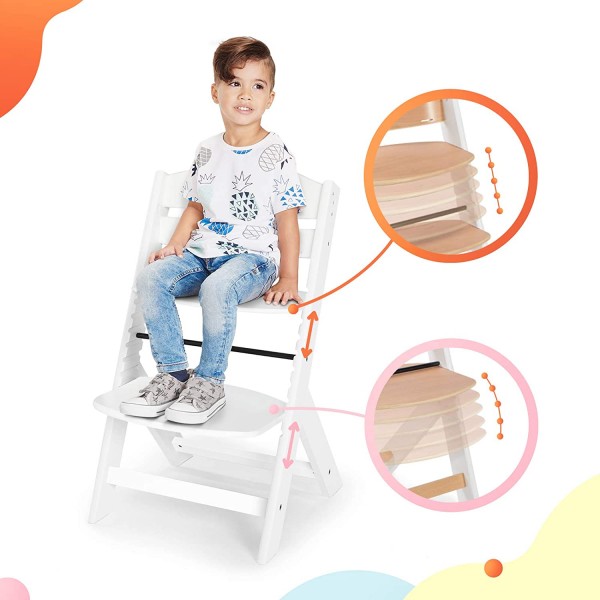 Seggiolone Evolutivo Kinderkraft Enock Full White