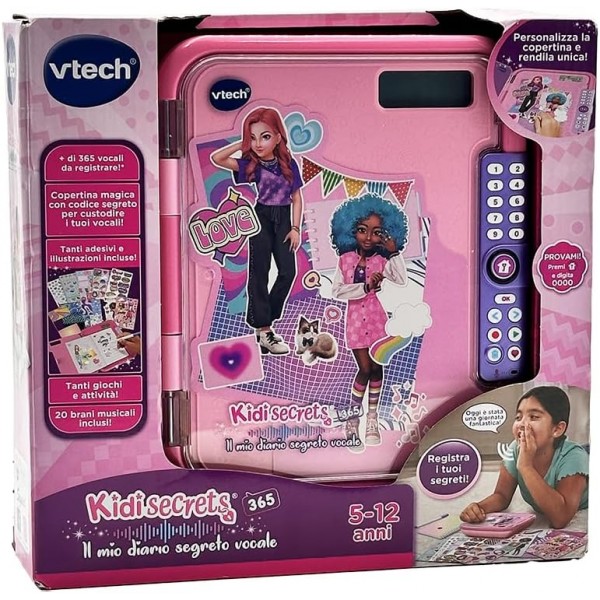VTech KidiSecrets 365 - Il mio diario segreto vocale 6-12 anni