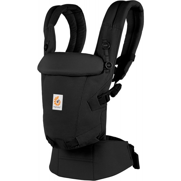 Ergobaby Marsupio Adapt 2.0 Soft Touch Cotton Onyx Black